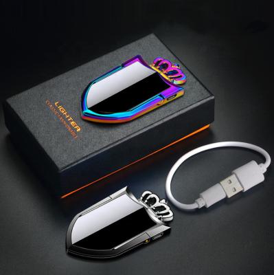 China Top Selling Luxury Smoking USB Rechargeable Coil Electric Lighter With Mobile Phone Holder Cigarette Lighter for sale