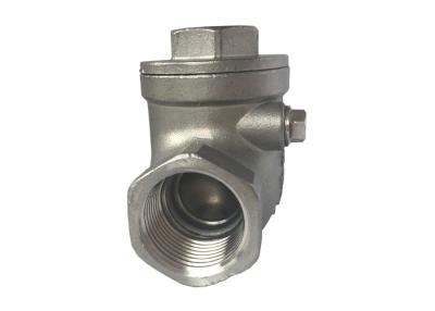 China Pressão de aço inoxidável da válvula de verificação 200PSI do balanço da polegada do ornitorrinco 1/2 do Nonreturn de sentido único à venda