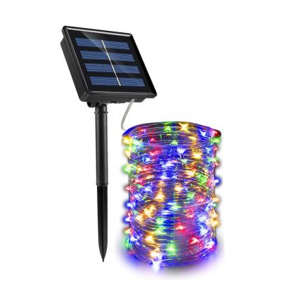 China Pretty LANDSCAPE Design Multicolor 10m 100 Color Led Outdoor Solar String Lights For Decoration for sale