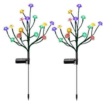 China Garden Led Decorative Outdoor Garden Stake Ip65 Waterproof Colorful Solar Light For House Christmas for sale