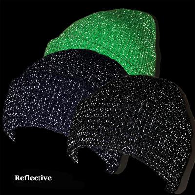 China 2021 New Fashion JOINT Beanie Hat Private Label Winter Reflective Knitted Knitted Custom Hats For Women Men for sale