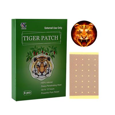 China Non Woven Fabric KangMeng Herbal Porous Patch Pepper Plaster Elastic Pain Patches For Pain Tiger for sale