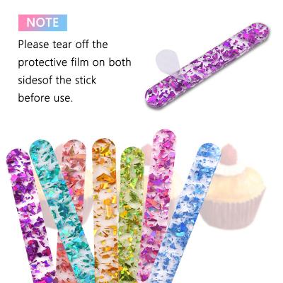 China Viable Food Grade Acrylic Ice Cream Sticks New Summer Homemade Popsicle Accessories Reusable Creative Model Kitchen Stick for sale