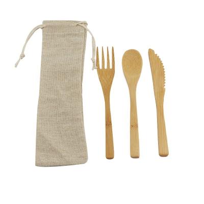 China Sustainable Bamboo Cutlery 100% Biodegradable High Quality Bamboo Cutlery Eco-Friendly for sale