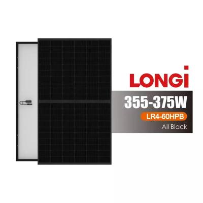 China 20A LONGi high-efficiency PV modules Hi-MO 4m LR4-60HPB 355~375M Mono Solar Panel 355W 375W for sale