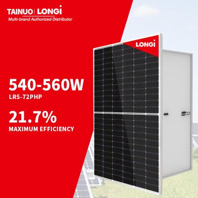 China Monocrystalline Silicon Longi solar 182mm Monofacial Solar Modules LR5-72HPH 555W 560W 545W 550W photovoltaic solar panels for sale