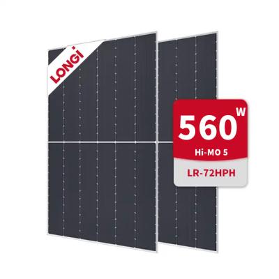 China Monocrystalline Silicon Wholesale Longi Hi-MO 5m LR5-72HBD 540-560M Longi Solar Panel Mono Longi 555w power system for sale