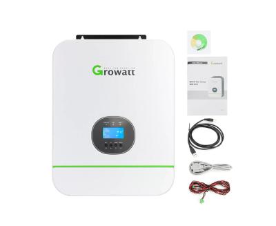 China Off grid solar system Growatt Eu Version Off Grid 6kw Spf6000es Plus Mppt Parallel Function Acceptable Growatt Solar Inverter With Lithium Battery for sale