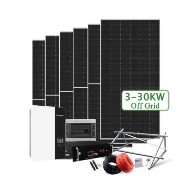 China Home/Commercial Solar Power System Home 1kw 1.5kw 2kw 3kw 5kw 10kw Solar Energy System Off Grid Solar Panel Kit for sale