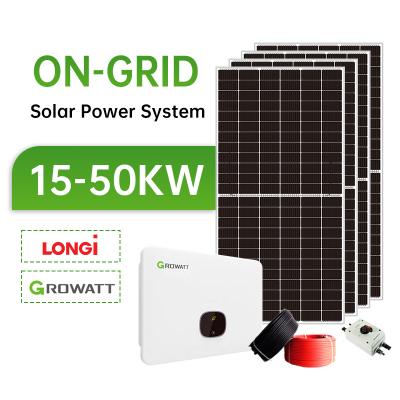 China Home 5kw 8kw 12kw On-Grid Solar Mounting System Solar Panel System For Home 10kw for sale