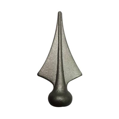 China 2021 Product Easily Assembled Innovative Wrought Iron Spear Heads Decorative Cast Iron for sale