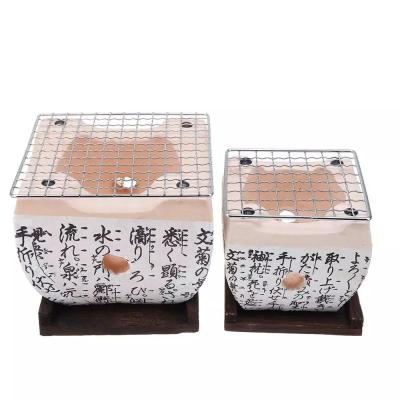 China Adjustable Size Chinese Style Mini Tabletop Tandoor Oven Hibachi BBQ Grill Set for sale