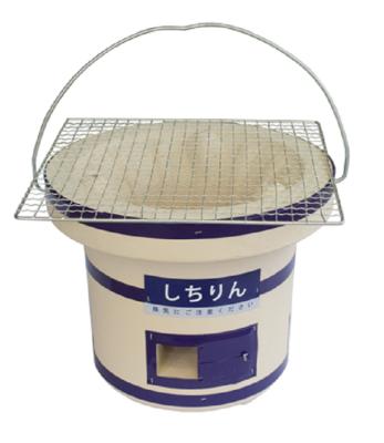 China Japanese Ceramic Clay Hibachi Grill Yakitori Stove Easily Gathered Round Table Top Tandoor Oven Charcoal BBQ Grill for sale