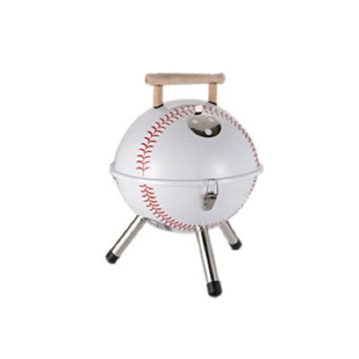 China Popular Easily Assembled Ball Shape BBQ Charcoal Grill Portable BBQ Grilling Smoker For Outdoor Cooking Camping for sale