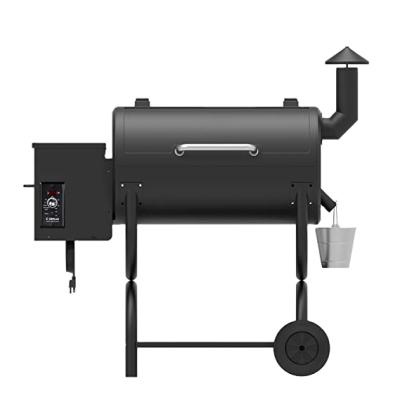 China Easily Assembled Electric Wooden Pellet Smoker Wholesale Pellet Drive BBQ Charcoal Argentinian Grill with Chimney Commercial Kebab BBQ Grill for sale