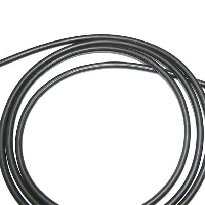 China Fluoroelastomer Industrial Medical Agricultural Medical Black Rubber O Ring Tie Rope Rubber Black for sale