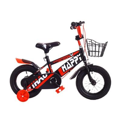 China 2021 New Children's Bicycle 14 Models Steel Front And Rear Pneumatic Tires With Auxiliary Wheels In Bright Colors for sale