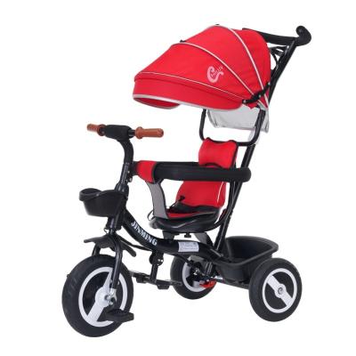 China New Style Safety High Quality 4-in-1 Kids Foldable Tricycle With Seat Rotating Cheap Tricycle For Baby for sale