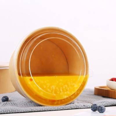 China Cheap popular salad bowl stocked 750ml paper convenient new design packaging for sale