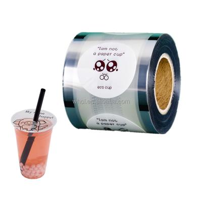 China China Manufacture Professional Popular Moisture Proof Plastic Bubble Tea Cup Roll Customized Sealing Film for sale