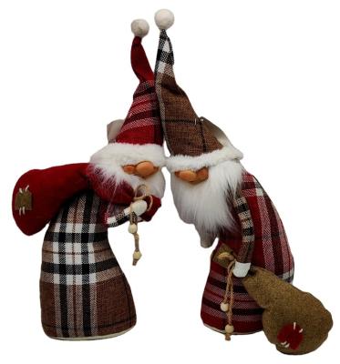 China Resin Resin Christmas Decoration Santa Claus With Present for sale