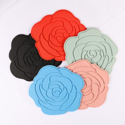 China Silicone Mat Insulation Multipurpose Heat Resistant Silicone Mat Pot Holder Folding Viable Insulation Pad for sale