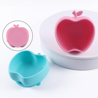 China Kids Children's Feeding Sets Microwave Unbreakable Feeding Bowls Safe Silicone Suction Cup For Baby for sale