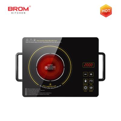 China Tabletop Eco-friendly Smart Multi-functional Electric Infrared Hot Pot National Infrared Cooking Appliances OEM Single Burner Induction Cooker for sale