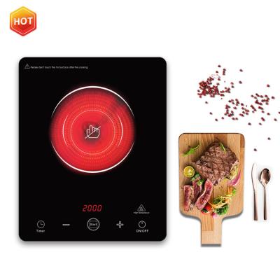 China Eco-friendly Single Burner Cooktop Halogen Electric Infrared Ceramic Induction Cooker for sale