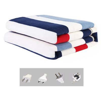 China Warm Electric Household Blanket Hotel Zhejiang Heated Blanket EU Plug Electric For Bed Electric Blankets For Winter for sale