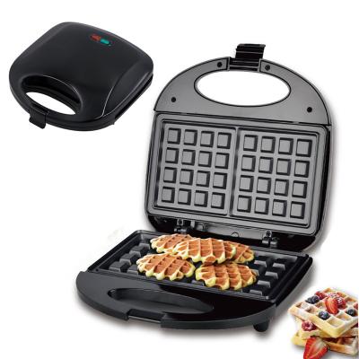 China Mini Auto Control Temperature Adjustable Nonstick Thermostat Breakfast Maker Machine Electric Egg Waffle Maker for sale