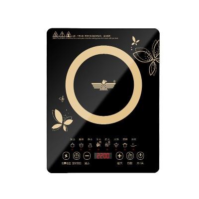 China Durable Hotel 2200w Low Price Electric Cook Top Temperature Sensor Electroplate Smart Mini Induction Cooker for sale