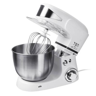 China Heavy Duty Beater Ejector Knob 1000w 5l Stainless Steel Kitchen Dough Mixer 6 Speed ​​Food Mixer Stand Mixer With Hook Beater Beater for sale