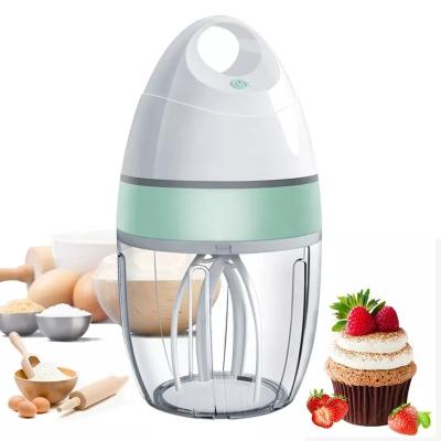 China Handheld Electric Mixer Electric Handheld Mixer Egg Frother Milk Beater Ejector Button Coffee USB Rechargeable Cordless Egg Beater Mixer for sale