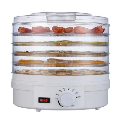 China Popular Hot Sales Electric Home 5 Trays Overheat Protective Meat Fish Drying Machine Fruit Food Vegetable Dehydrator for sale