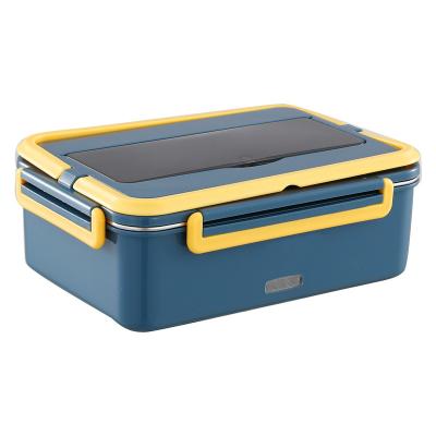 China Waterproof Lunch Box Outdoor Portable Electric Sealed Food Container 304 Stainless Steel Safe Lunch Box for sale