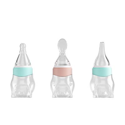 China BPA Free Baby Safe Material Products 3 in 1 Multifunctional Baby Feeder Medicine Feeding Extra Food Silicone Bottles for sale