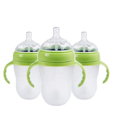 China Hot Sale BPA Free Bottle Manufacturing BPA Free Baby Bottle Organic Feeding Bottle With Straw for sale