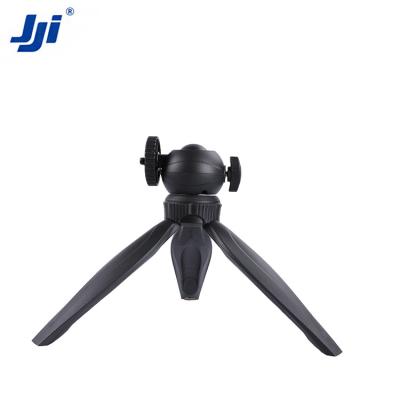 China PORTABLE Plastic mobile phone stand holder mini tabletop tripod bracket 360 degree rotating ball head prop stand for phone vlog for sale