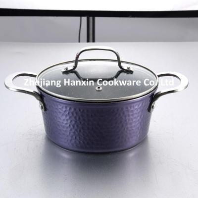 China Sustainable Wholesale Fashionable Eco - Friendly Aluminum Cookware Sets Cooking Pot for sale