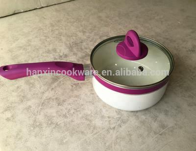 China Viable Non-Stick White Kettle Sauce Milk Pot for sale