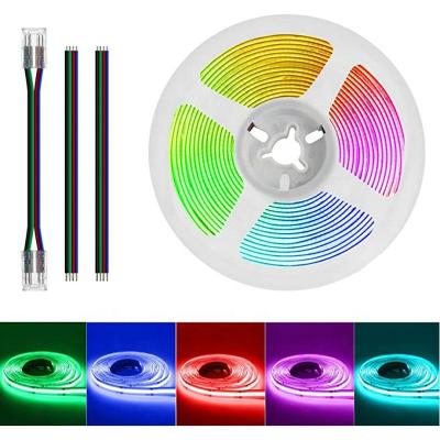 China Residential App Control And RGB COB Remote Control Led Strip Lights For Home Decoration for sale