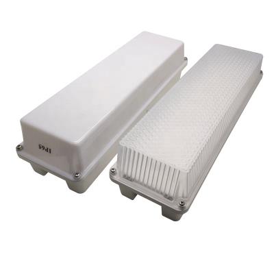 China LED Emergency Light Exit Emergency Bulkhead Rectangular Full Power Wall Lamp for sale