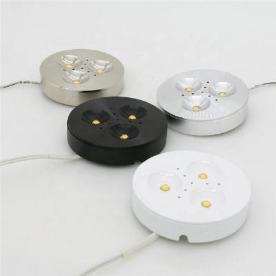 China Modern Warm White Counter Down Lighting Recessed Led Rechargeable Under Cabinet Mini Spot Pebble Light for sale