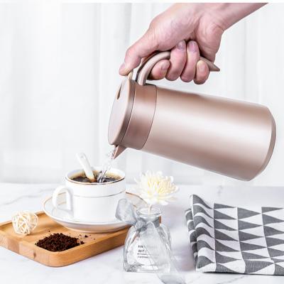 China 2020 TIANYU Sustainable Modern Stainless Steel Mocha Pot Round Coffee Flask Bottom Vacuum for sale