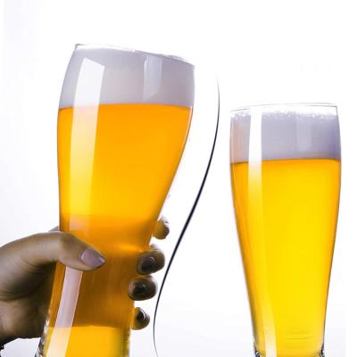 China Wheat Free Glass Custom Size Beer Glass Drinkware Glass For Beer for sale