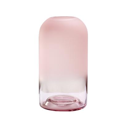 China Glass The Romantic Wedding Vase Decoration Vase Traditional Crystal Glass Vase Wedding Ding Transparent for sale