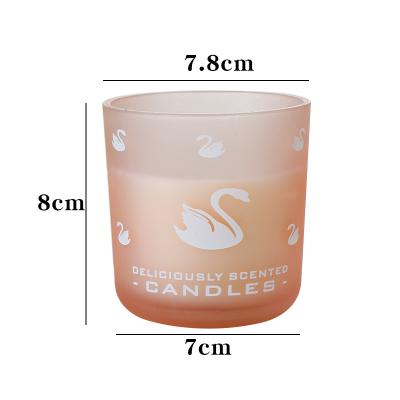 China Eco-friendly Smokeless Scented Candle With Lid Candle Holder Decor Candle Cup Holder for sale