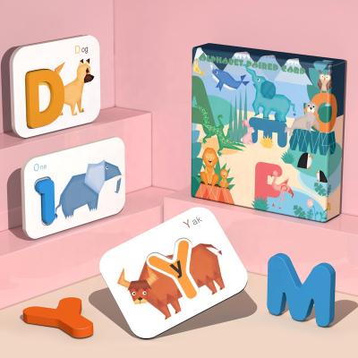 China Toy Early Childhood Education Educational Toys Alphabet Paired Card Puzzle For School Age Children Toys for sale