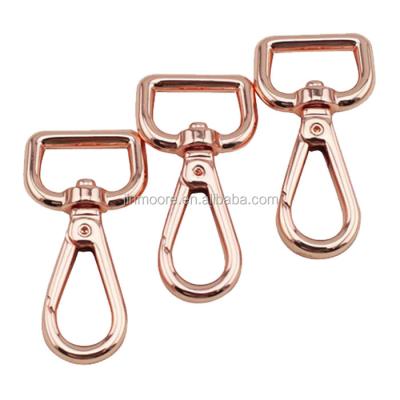 China Handbag ; Baggage; Stock Exchange ; Wallet ; clutch etc. Rose Gold Handbag Lobster Swivel hugs snap hook clips for sale